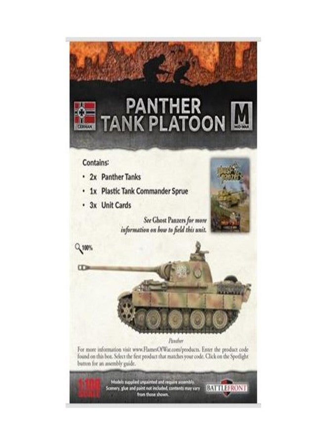 Flames of War: Mid War: German: Panther Tank Platoon (GBX126) - Image 2